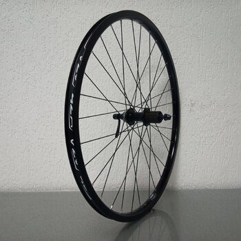 Rear wheel / 559X19C / Rigida - Ryde / Andra 30 / Black / Shimano / FH-RM35 Alivio / HG Body 35 MM / 135 MM / Disc (Centerlock) / MTB - Tour