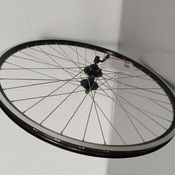 Voorwiel / 622X21C / Rigida - Ryde / ZAC 421 / Zwart / Shimano Deore/ 100 MM / 6 Bolts QR