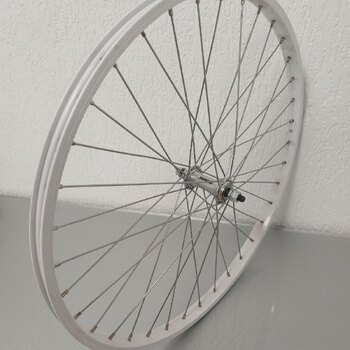 Front wheel / 559X121C / Rodi Parallex / white / Union alu /  / 100 MM /