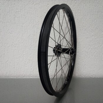 Roue avant / 406X25C / Rigida - Ryde / Andra 40 / Noir / Novatec / D791SB-B15 / / 110 MM / Disque (6 boulons) / Cargo - THRU AXLE 110 MM