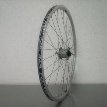 Roue avant / 622X19C / Rigida - Ryde / X-Plorer / Argent / Shimano / DH-C6000-3R-N 6V-3.0W Dynamo / / 100 MM / Frein à rouleaux / City