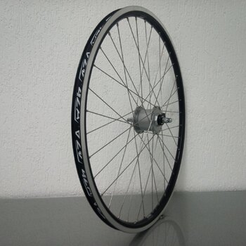 Vorderrad / 622X19C / Rigida - Ryde / Andra 10 / Schwarz / Shimano / DH-C3000-3N-NT 6V-3.0W Dynamo /  / 100 MM / Felgenbremse / City