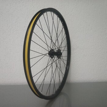 Voorwiel / 584X25C / Rigida - Ryde / Andra 40 / Zwart / BQ / BQ-FH30504 /  / 100 MM / Disc (6 bout) / E-Bike