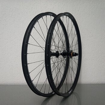 Wheelset / 622X30C / Rigida - Ryde / Edge M 30 os / Black / BQ / BQ-RH30019 / SRAM XD(R) 11S/12S / 148 MM / Disc (Centerlock) / MTB - Enduro